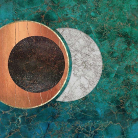 Muance Edition 2 Cobalt Collection Fotobehang The Circle MU12073 Modern