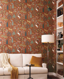 Eijffinger Rifle Paper Co Behang RP7301 Menagerie/Dieren/Bloemen