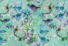 AS Creation Living walls by Patel Fotobehang DD110257 Mosaic Birds3