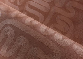 Arte Tali Behang 60708 Sarana Canyon /Organisch vormen Camel Bruin