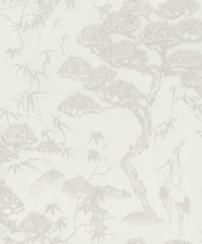 BN Wallcoverings Zen Behang 220270 Crane Dance/Kraanvogel/Natuurlijk