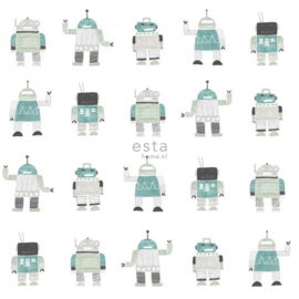 Esta Home Little Bandits Behang 138938 Robot/Stoer