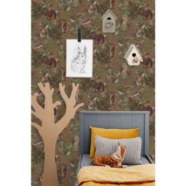 Esta Home Forest Friends Behang 157-139251 Bosdieren