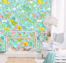 Behangexpresse Kay & Liv Fotobehang INK7019 Dieren/Bloemen