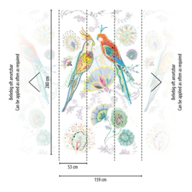 AS Creation House of Turnowsky Fotobehang 389111 Vogels/Papegaai