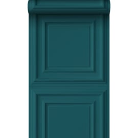 Origin 3D Reflections Behang 347813 3D Panelling Teal