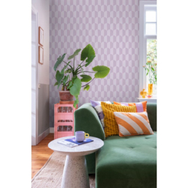 Esta Home Behang 139987 Art Deco Bogen Lila Paars