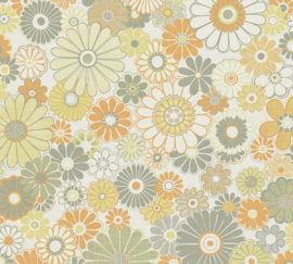 AS Creation Retro Chic Behang 39535-3 / 395353 Bloemen/Jaren 60 70