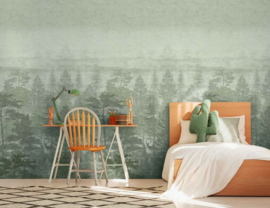 AS Creation Lilly en Luis Fotobehang 770691 Foggy Forest/Mist/Bomen