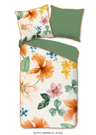 Muller Textiles Dekbedovertrek 20018-D Annabelle Offwhite/Bloemen/Botanisch