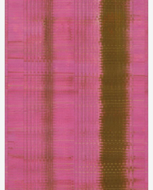 Eijffinger Sundari  Fotobehang 375202 Weave Fuchsia/Goud
