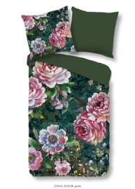 Muller Textiles Dekbedovertrek 2236-G Fleur Green/Bloemen/Landelijk/Romantisch