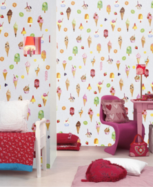 Behangexpresse/Spits  Abby & Bryan INGK Fotobehang INK7229 Icecream Summer