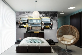 Fotobehang.  CL73A   City Love/Taxi/Steden