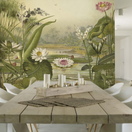 DWD Natural History Fotobehang NH250004 Waterplanten/Maatwerk