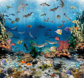 Behangexpresse Sofie & Junar Fotobehang INK7666 Aquarium/Vissen