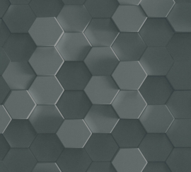 AS Creation PintWalls Behang 38723-3 Hexagon/3D