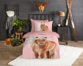 Muller Textiles Dekbedovertrek 33522 Caitlin/Paard/1 persoons