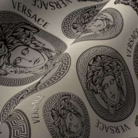 AS Creation Versace 5 Behang/Wallpaper 38611-2 Grieks Medusa Kopje/Cirkel