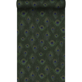 Origin Luxury Skins Behang 354-347765 Peacock Feathers/Pauw/Veren
