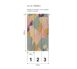 AS Creation Anna D'Andrea Fotobehang 782082 Bladeren/Modern