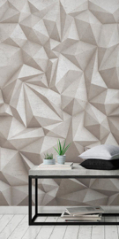 Dutch Wallcoverings One Roll One Motif Behang A35001 3D-Concrete/Grafisch