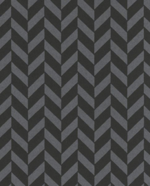 Eijffinger Black & Light Behang 356132 Zigzag/Chevron