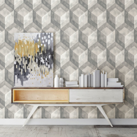 Dutch Wallcoverings Trilogy Behang FD22306 Kubus/3D