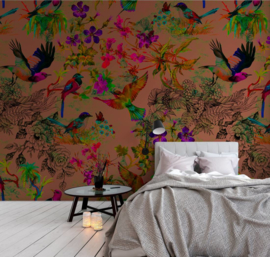 Walls by Patel Fotobehang DD110186 Funky Birds 3