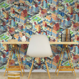 Dutch Wallcoverings My Kingdom Behang 5776-01 Stadsleven/City