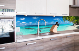 Dimex Zelfklevende Keuken Achterwand Paradise Beach KL-260-091 Strand