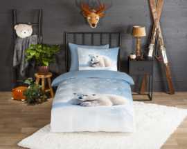 Muller Textiles Dekbedovertrek 33079 Esben Blue/IJsbeer/Good-Morning Kids