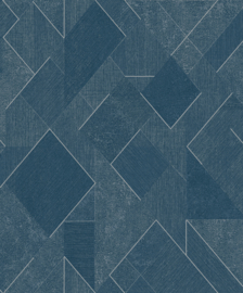 Dutch Wallcoverings Omura Behang A72002 Grafisch/Morena blauw