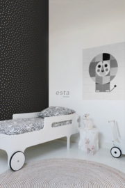 Esta Home Black & White Behang 155-139122 Stip/Dots