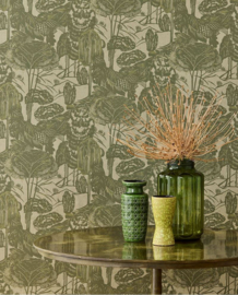 Eijffinger Groovy Behang 340542 Grafische Bladeren/Landelijk( met gratis lijm)