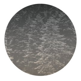 Dutch Wall Decor Fashion For Walls Cirkels 2553N-72 Hazy Pines/Dennenbomen