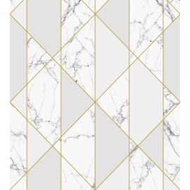 Esta Home Art Deco Fotobehang 158965 Graphic Lines Marble/Grafisch