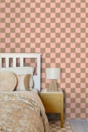 Color Pop Esta Home Behang 130913 Ruit/Blok Motief/*Gratis Lijm