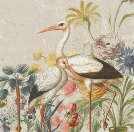 Muance Edition 3 Amber Collection Fotobehang Cranes In Love MU13088 Kraanvogel/Vogels