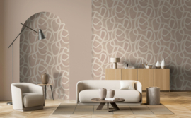 Dutch Wallcoverings Xanadu Behang 91502 Moleta Coral/Modern