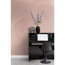 Origin 3D Reflections Fotobehang 357329 Grafisch 3D Pink