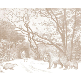 Esta Home Forest Friends Fotobehang 159064 Forest with Forest Animals