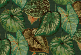 Hookedonwalls Tahiti Behang TA25054 Tropical Leaves/Bladeren