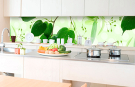 Dimex Zelfklevende Keuken Achterwand Green Leaves KL-350-010 Bladeren