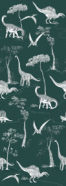 Behangexpresse Olive & Noah Fotobehang INK7830 Dino Toile Forest/Dinosaurus