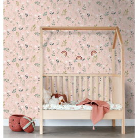 Esta Home To The Moon And Back Behang 139340 Bloemen/Landelijk