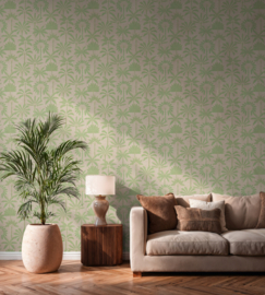 AS Creation Cuba 2 Behang 79163-2 Botanisch/Tropisch/Beige Groen