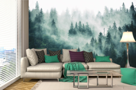 Dimex/Wall Murals 2023 Fotobehang MS-5-1863 Foggy Forest/Mist/Bomen