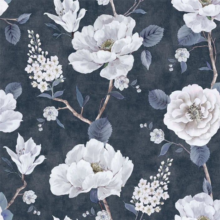 Arthouse Signature 2 Behang 925505 Ashley Floral Navy/Bloemen