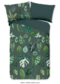 Muller Textiles Dekbedovertrek 30286-G Urban Jungle Green/Botanisch/Bladeren/1 persoons